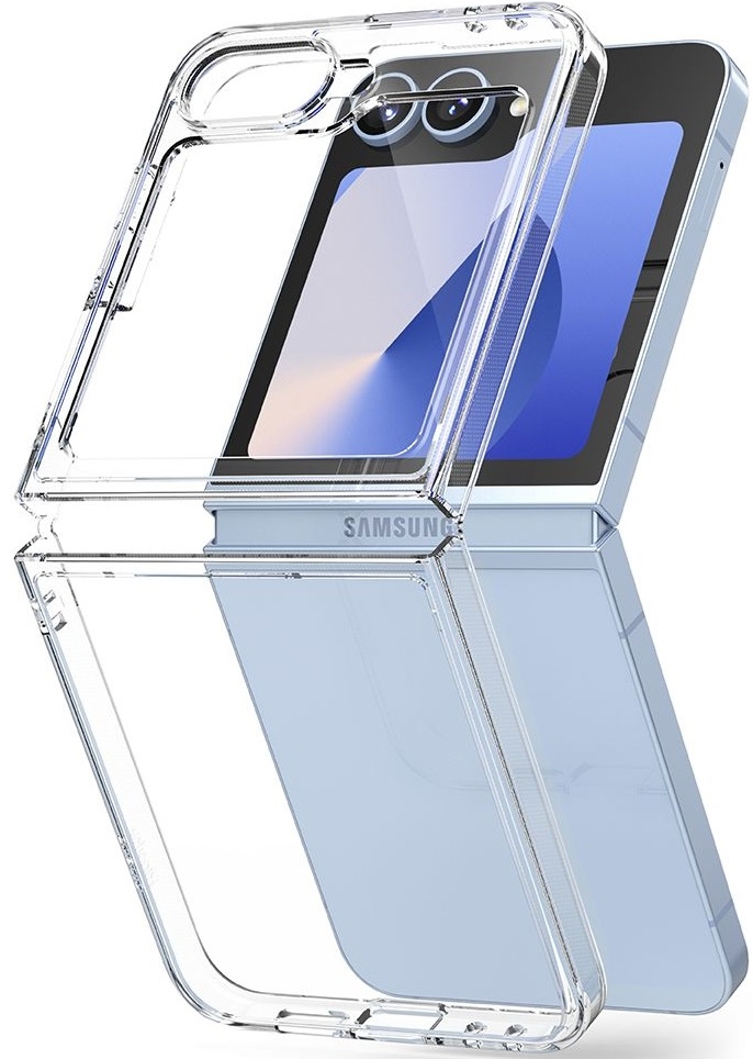 Σκληρή Ανθεκτική Διάφανη Θήκη με TPU Bumper – Samsung Galaxy Z Flip7 FE / Z Flip6 – Ringke Fusion – Clear (8809961787010)