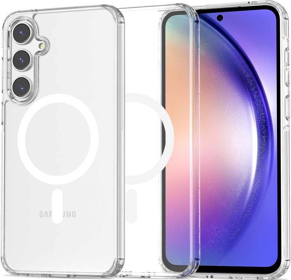 Σκληρή Διάφανη Θήκη MagSafe - Samsung Galaxy A55 - Tech-Protect FlexAir Hybrid - Clear