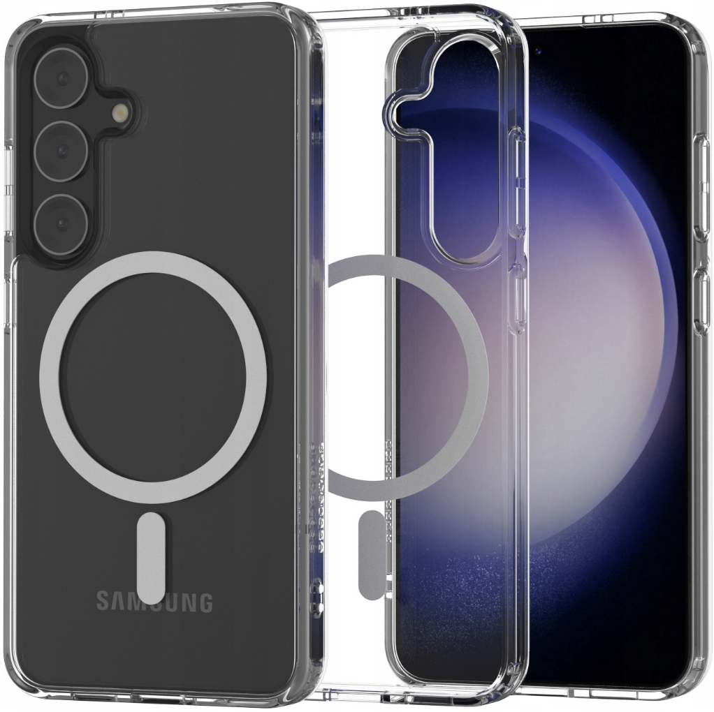 Σκληρή Διάφανη Θήκη MagSafe - Samsung Galaxy S24 - Spacecase Clear MagSafe - Transparent