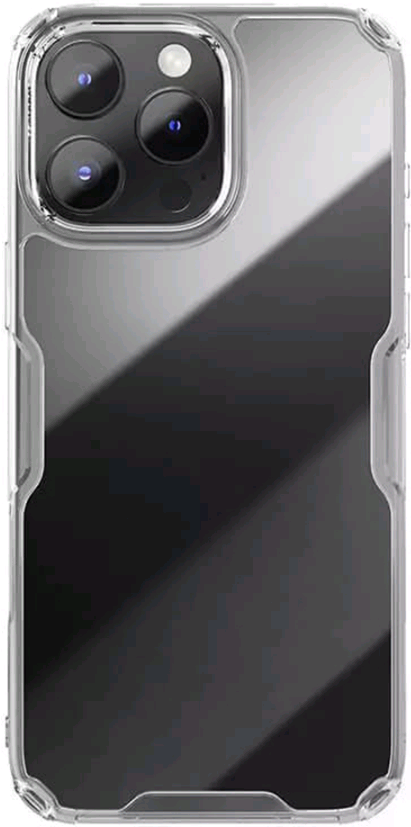 Σκληρή Διάφανη Θήκη με TPU Bumper - Apple iPhone 16 Pro Max - Nillkin Nature TPU Pro Case - Transparent
