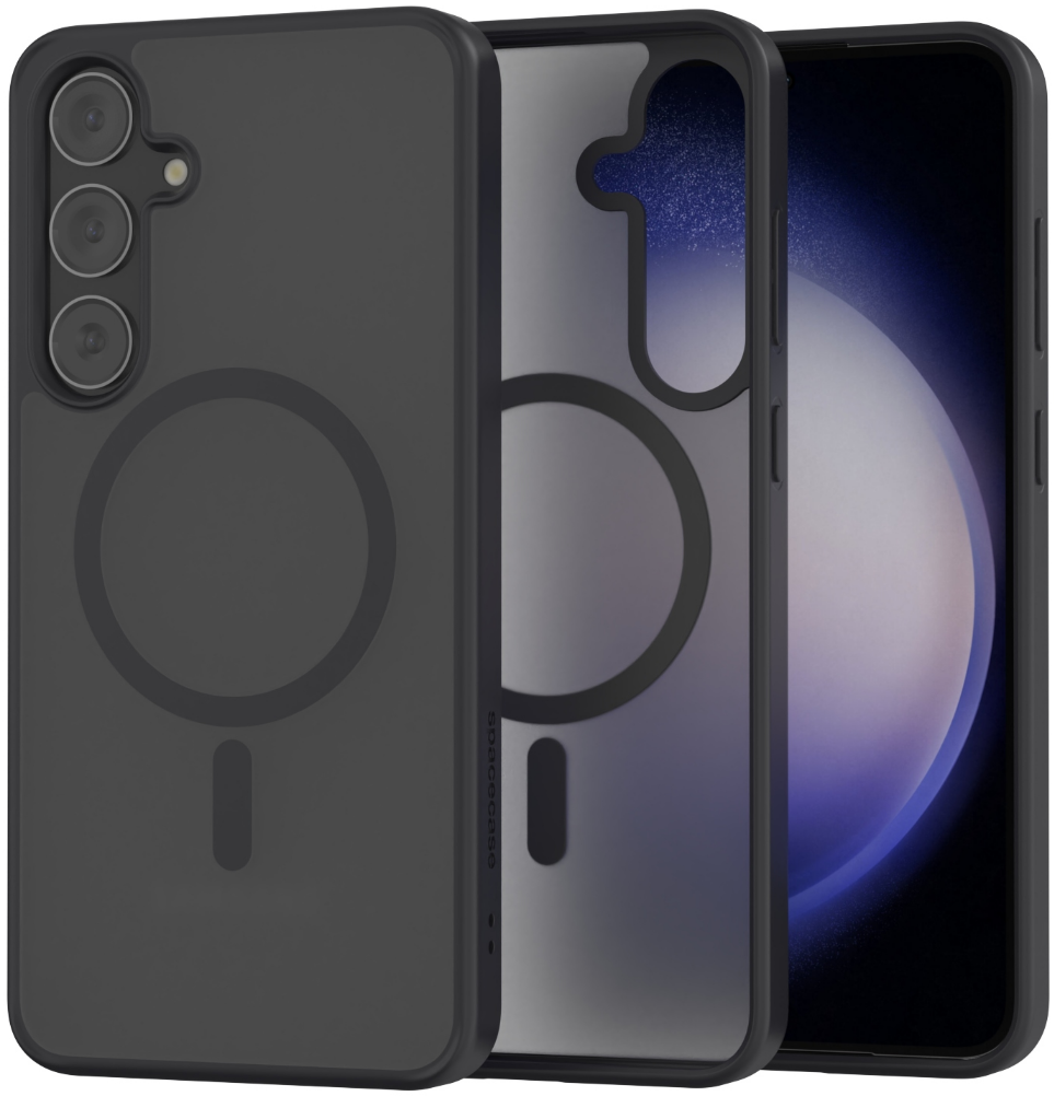 Σκληρή Ημιδιάφανη Θήκη MagSafe - Samsung Galaxy S24 Plus - Spacecase Hybrid MagSafe - Black