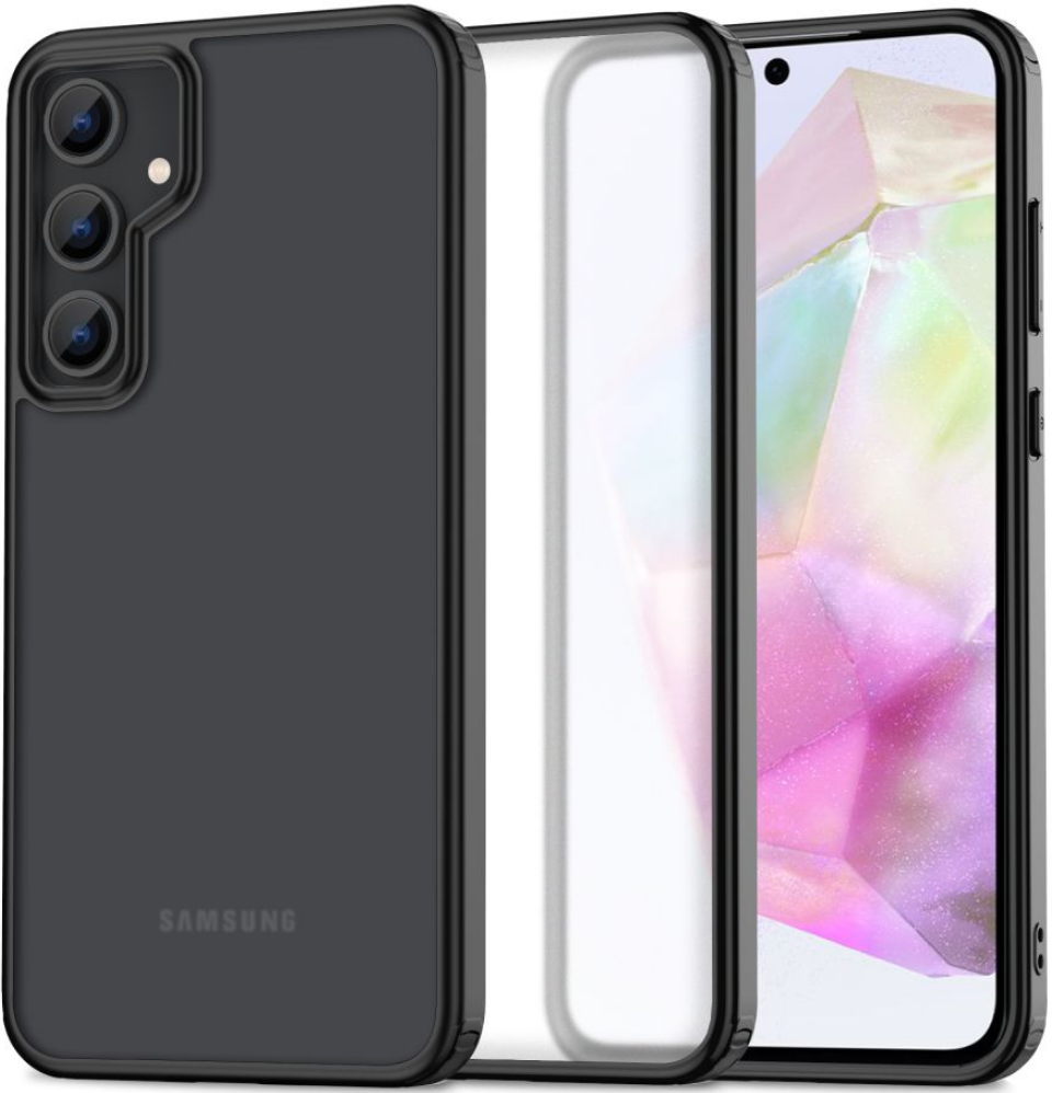 Σκληρή Ημιδιάφανη Θήκη - Samsung Galaxy A35 - Tech-Protect MagMat - Matte Black