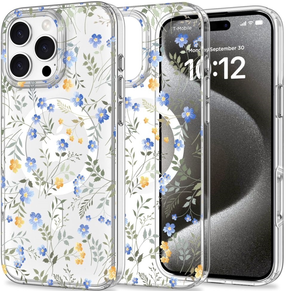 Σκληρή Θήκη MagSafe - Apple iPhone 16 Pro Max - Tech-Protect MagMood - Spring Flowers