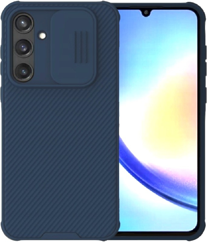 Σκληρή Θήκη με Κάλυμμα για την Κάμερα – Samsung Galaxy A35 – Nillkin CamShield Pro – Blue (6902048276956)