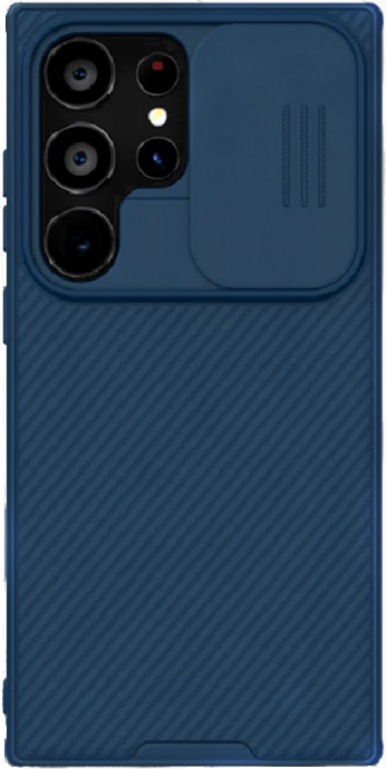 Σκληρή Θήκη με Κάλυμμα για την Κάμερα - Samsung Galaxy S24 Ultra - Nillkin CamShield Pro - Blue