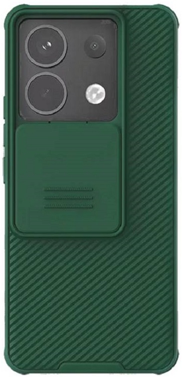 Σκληρή Θήκη με Κάλυμμα για την Κάμερα – Xiaomi Redmi Note 13 Pro 5G / Poco X6 – Nillkin CamShield Pro – Dark Green (6902048271944)