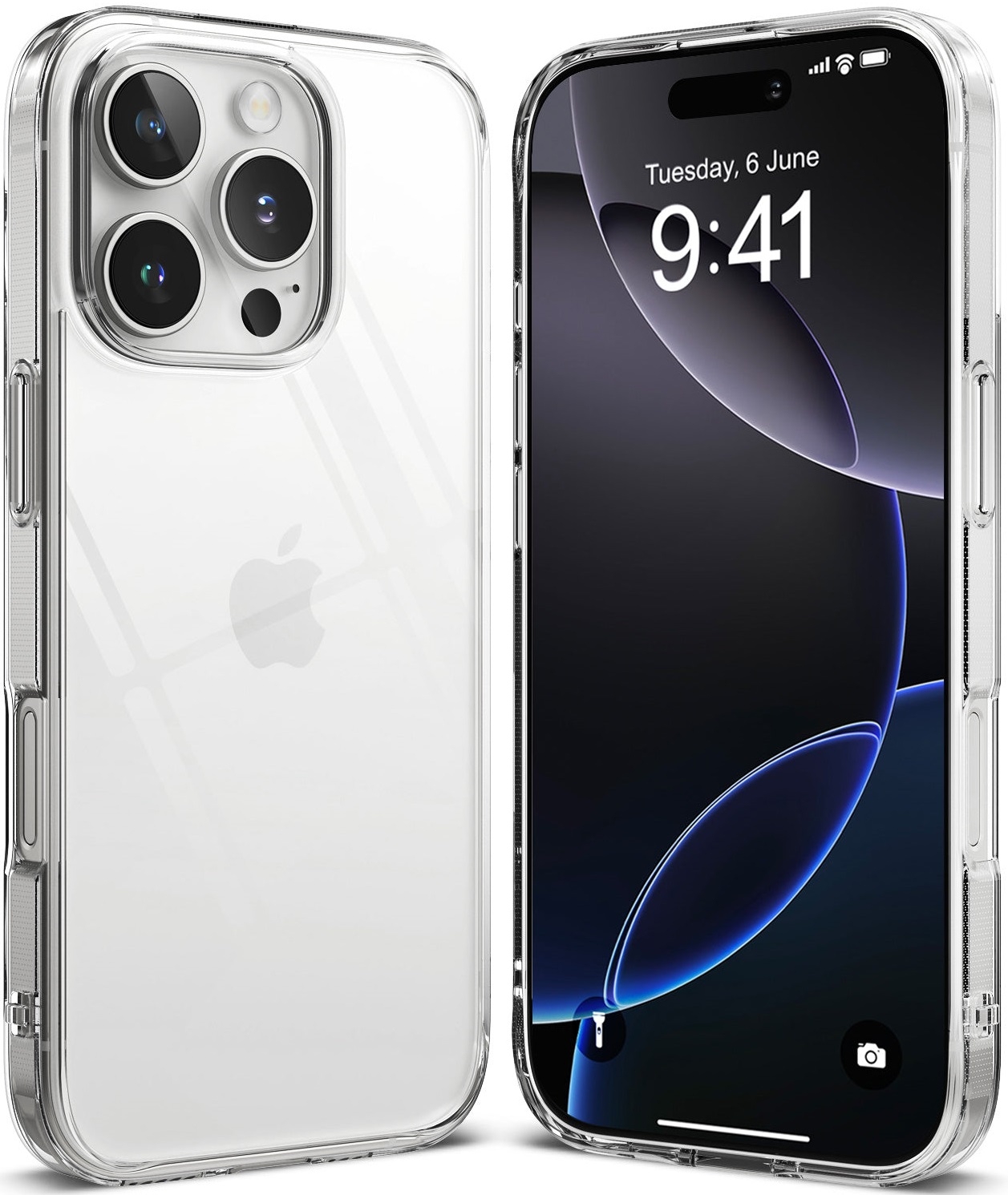 Σκληρή Θήκη με TPU Bumper - Apple iPhone 16 Pro - Ringke Fusion - Clear 