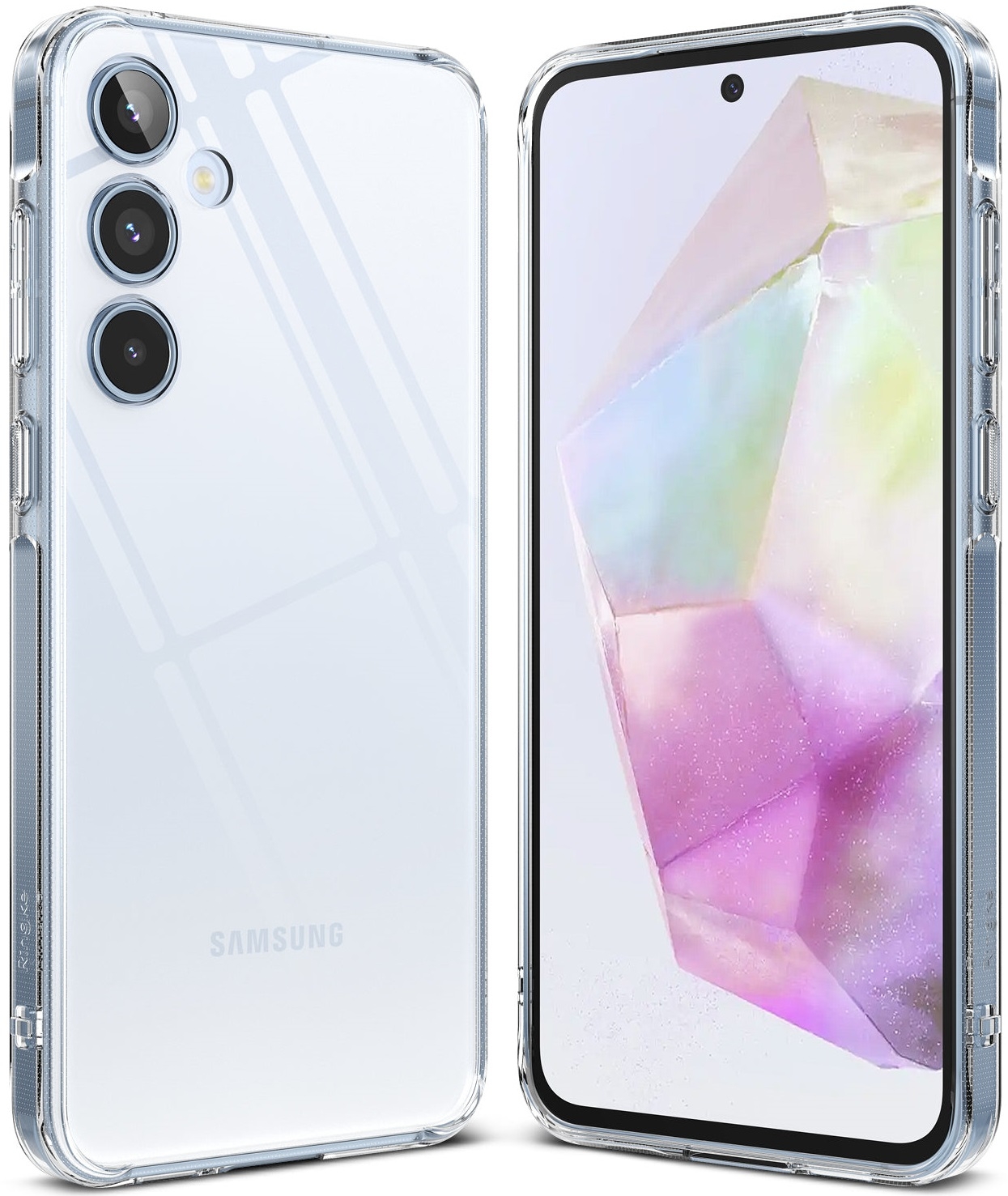 Σκληρή Θήκη με TPU Bumper - Samsung Galaxy A35 - Ringke Fusion - Clear