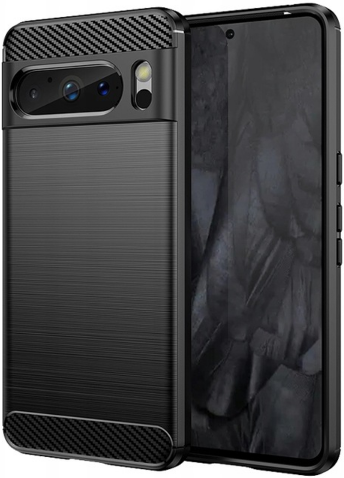 Spacecase Carbon - Θήκη Σιλικόνης - Pixel 8 Pro - Black