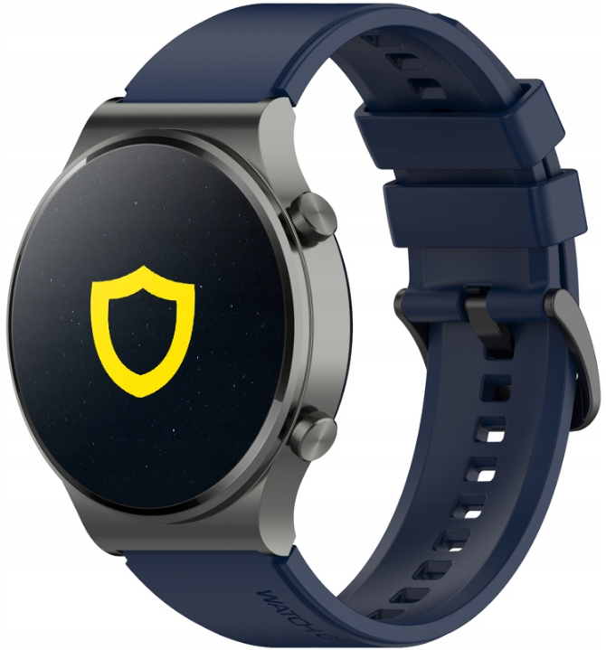 Spacecase Easy Band - Universal Λουράκι Σιλικόνης για Smartwatches (22mm) - Navy Blue