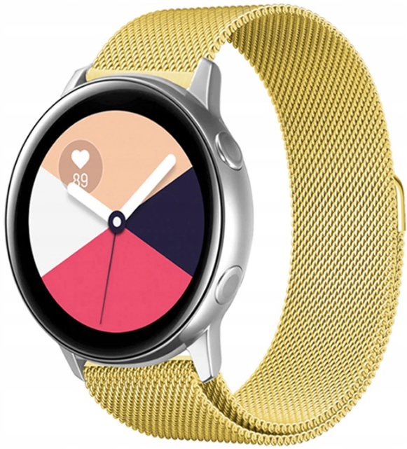 Spacecase Milanese - Universal Μεταλλικό Λουράκι για Smartwatches (22mm) από Ανοξείδωτο Ατσάλι - Gold