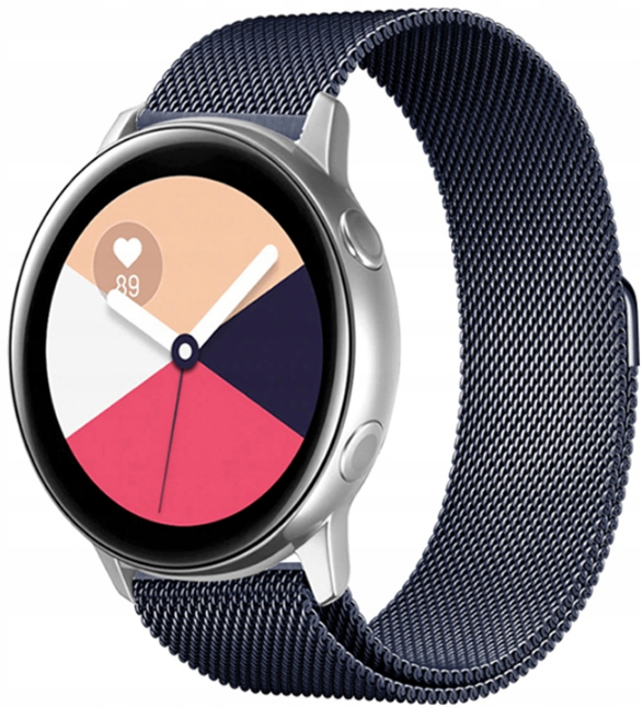 Spacecase Milanese - Universal Μεταλλικό Λουράκι για Smartwatches (22mm) από Ανοξείδωτο Ατσάλι - Navy Blue