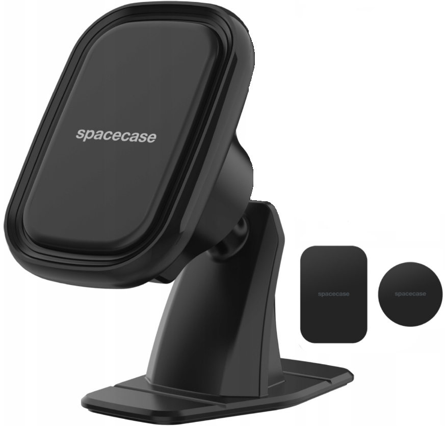 Spacecase SC09 Dashboard Magnetic Car Holder - Universal Αυτοκόλλητη Μαγνητική Βάση Κινητών για Ταμπλό Αυτοκινήτου - Black