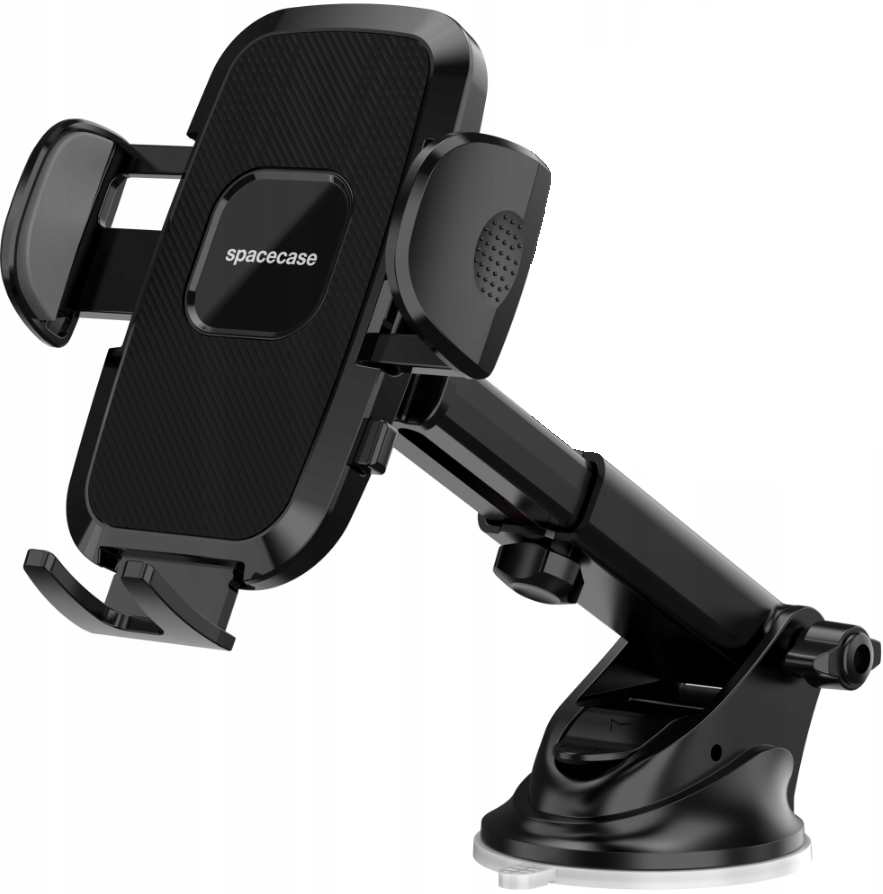 Spacecase SC17 Dash & Windshield Car Mount - Universal Βάση Κινητών 4.7" - 7" με Βεντούζα & Ρυθμιζόμενο Βραχίονα για Ταμπλό / Παρμπρίζ Αυτοκινήτου - Black