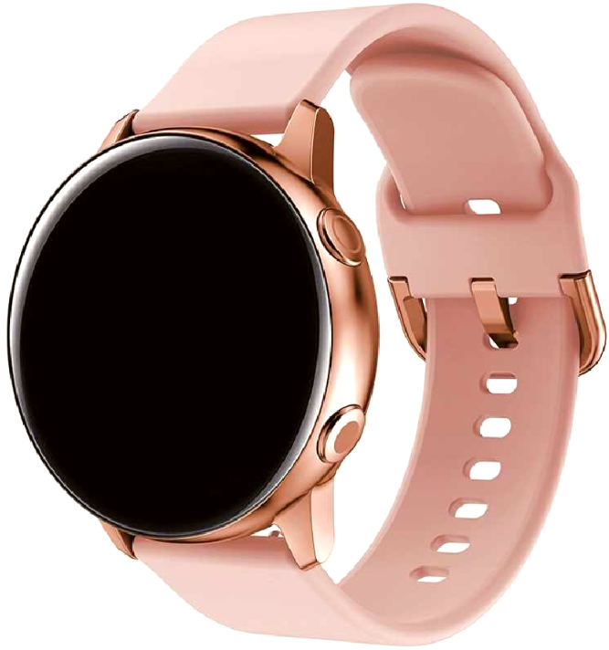 Spacecase Silicone Band - Universal Λουράκι Σιλικόνης για Smartwatches (20mm) - Pink