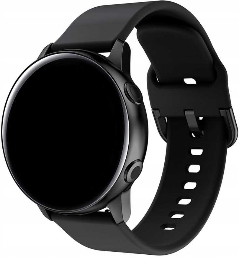 Spacecase Silicone Band - Universal Λουράκι Σιλικόνης για Smartwatches (22mm) - Black