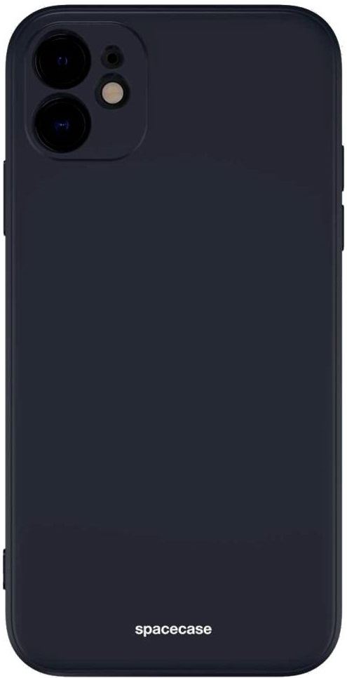 Spacecase Silicone Case - Θήκη Σιλικόνης Apple iPhone 11 - Black 