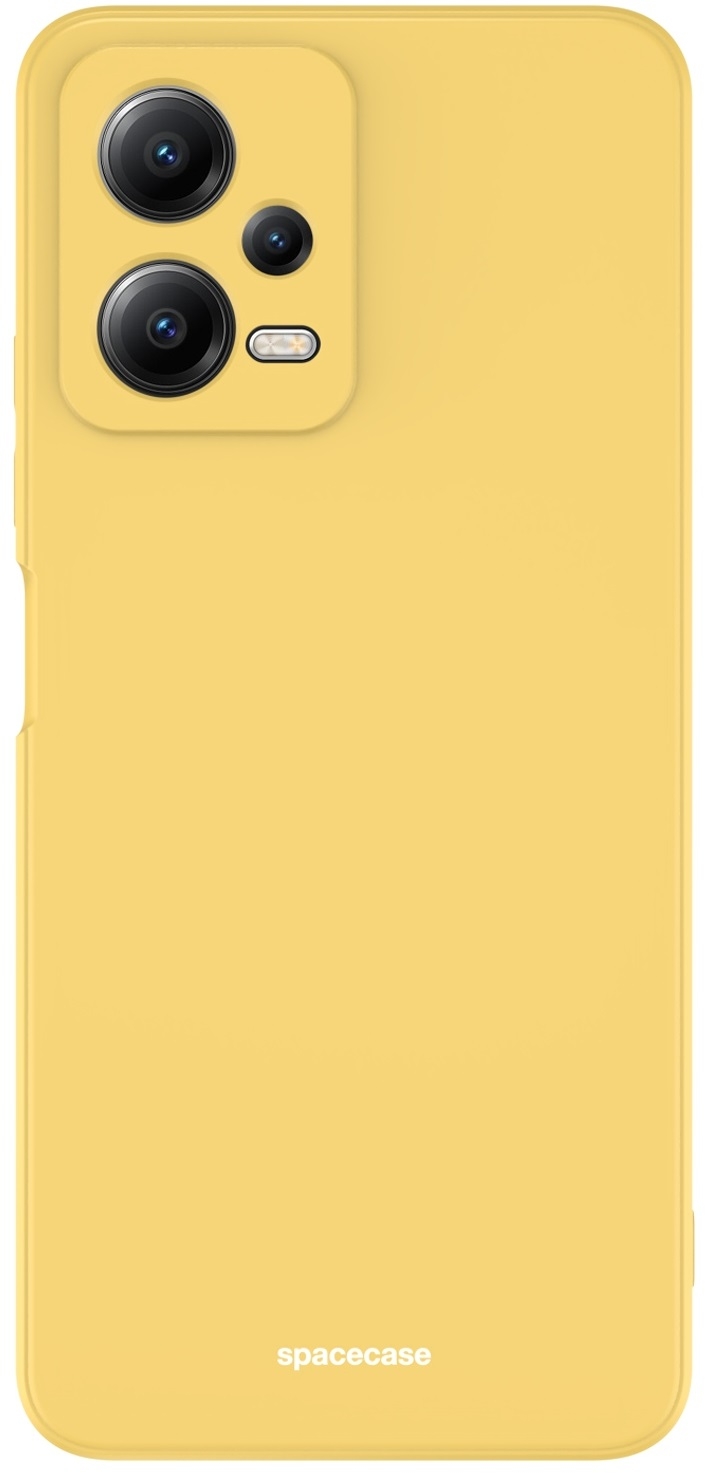 Spacecase Silicone Case - Θήκη Σιλικόνης Xiaomi Redmi Note 12 5G / Poco X5 - Yellow (5905123475375)