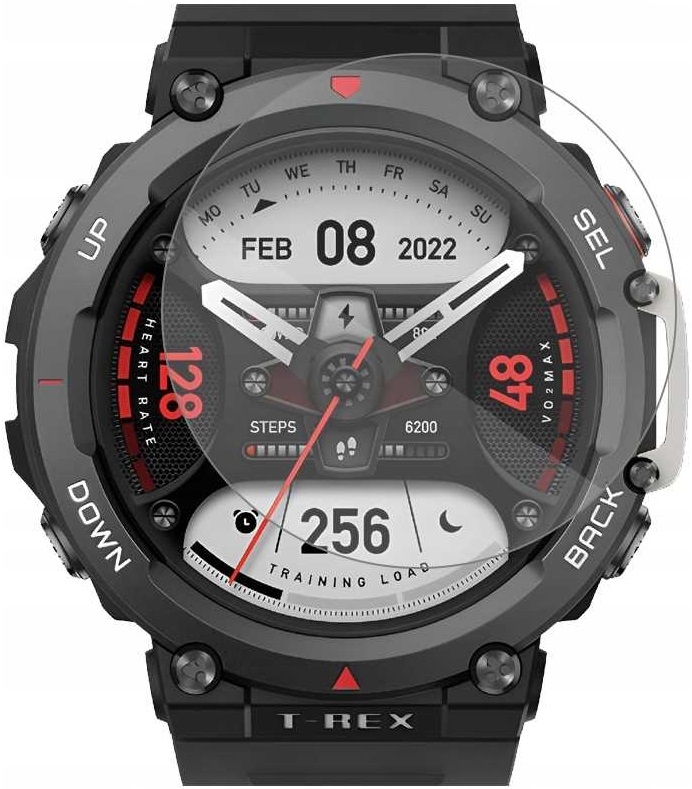 Spacecase Smartwatch Tempered Glass 2.5D - Αντιχαρακτικό Γυαλί Προστασίας Οθόνης Amazfit T-Rex 2 - Clear