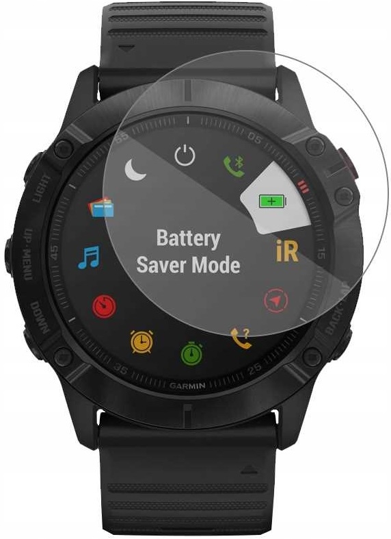 Spacecase Smartwatch Tempered Glass 2.5D - Αντιχαρακτικό Γυαλί Προστασίας Οθόνης Garmin Fenix 6X / 6X Pro - Clear (5905719015220)