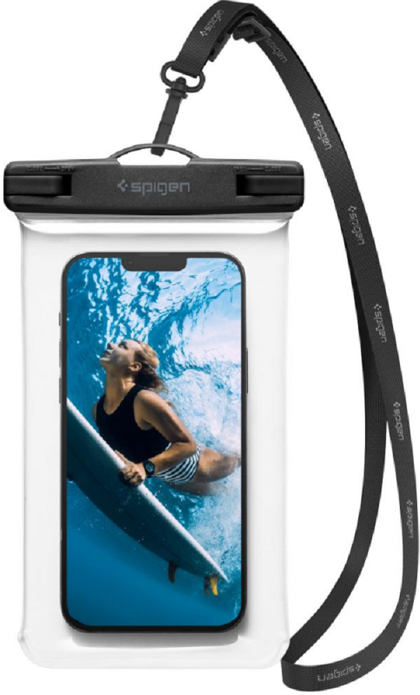 Spigen A601 Universal Waterproof - Αδιάβροχη Θήκη για Κινητά έως 6.8'' - IPX8 - Crystal Clear 