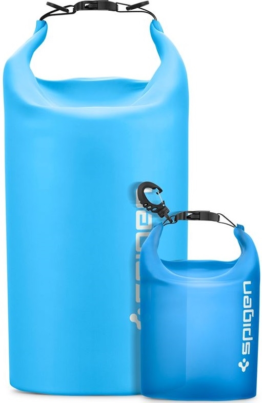 Spigen A630 Aqua Shield Dry Bag - Σετ Universal Αδιάβροχος Στεγανός Σάκος - 20L & 2L - IPX6 - Sea Blue