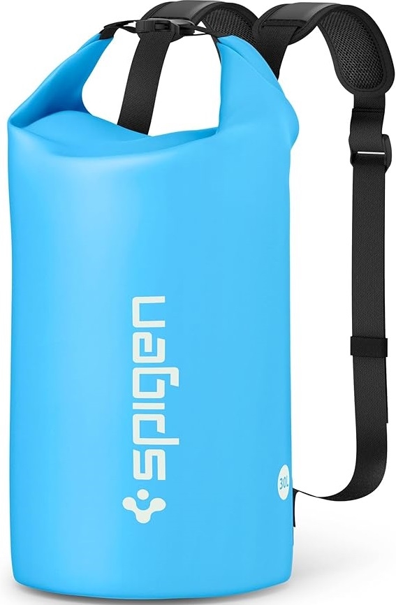 Spigen A631 Aqua Shield Waterproof Bag - Universal Αδιάβροχη Τσάντα Πλάτης - 30L - IPX6 - Sea Blue 