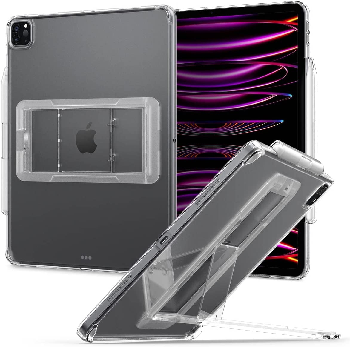 Spigen Air Skin Hybrid S - Διάφανη Θήκη Apple iPad Pro 12.9'' 2022 / 2021 με Υποδοχή Apple Pencil - Crystal Clear