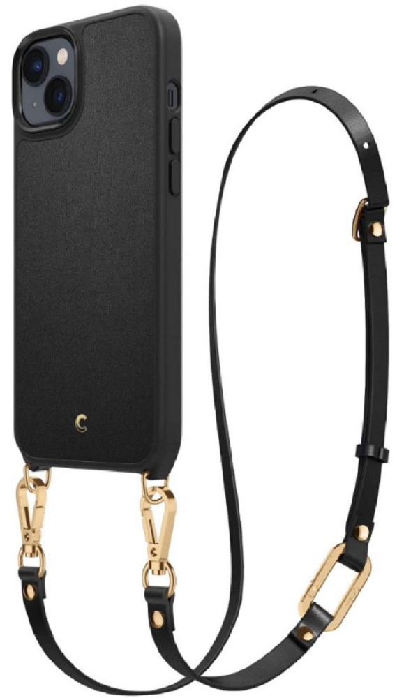 Spigen Cyrill Classic Charm Mag - Θήκη MagSafe με Ρυθμιζόμενο Λουράκι Λαιμού / Χειρός Apple iPhone 14 - Black