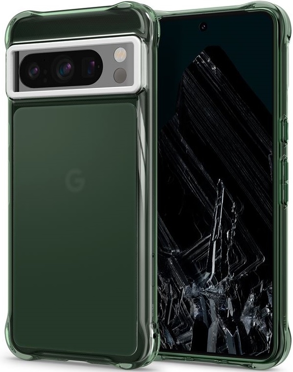 Spigen Cyrill UltraSheer - Ημιδιάφανη Θήκη Σιλικόνης με Λουράκι Χειρός - Google Pixel 8 Pro - Kale