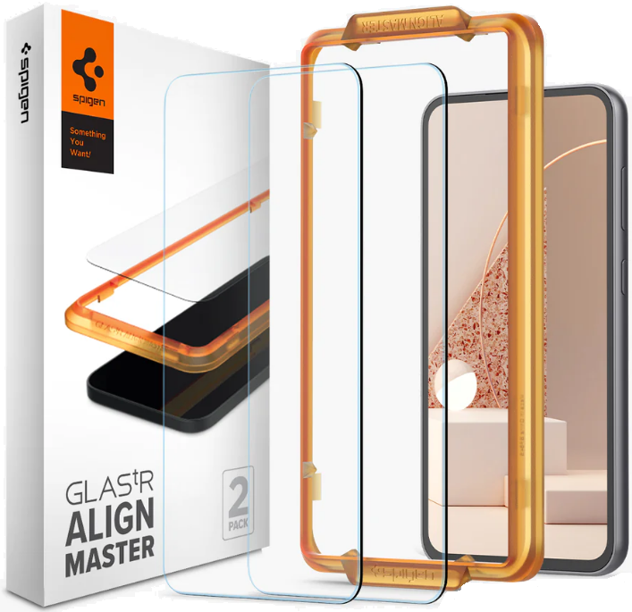 Spigen GLAS.tR ALIGNmaster - Αντιχαρακτικό Γυάλινο Tempered Glass Samsung Galaxy S23 FE - Clear - 2 Τεμάχια