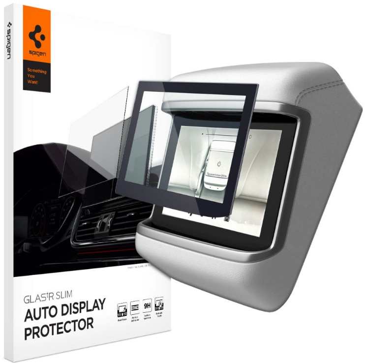 Spigen GLAS.tR Slim Auto Display Protector Anti-Glare - Premium Αντιχαρακτικό Γυαλί Οθόνης Αυτοκινήτου Tesla - Model X 2022 / Model S 2021 8" - Black