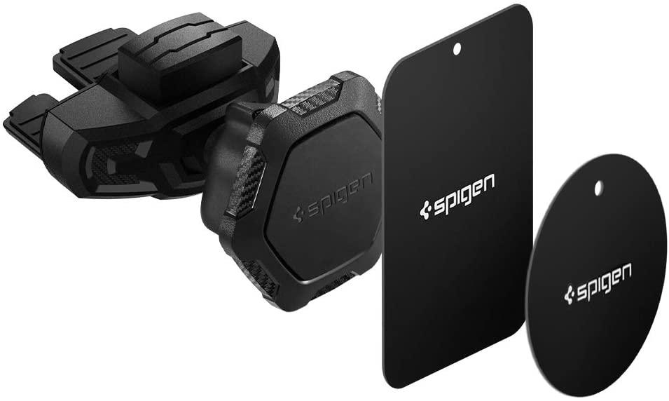 Spigen Kuel QS24 - Universal Μαγνητική Βάση Στήριξης Smartphone / Κινητών για CD Αυτοκινήτου - Black