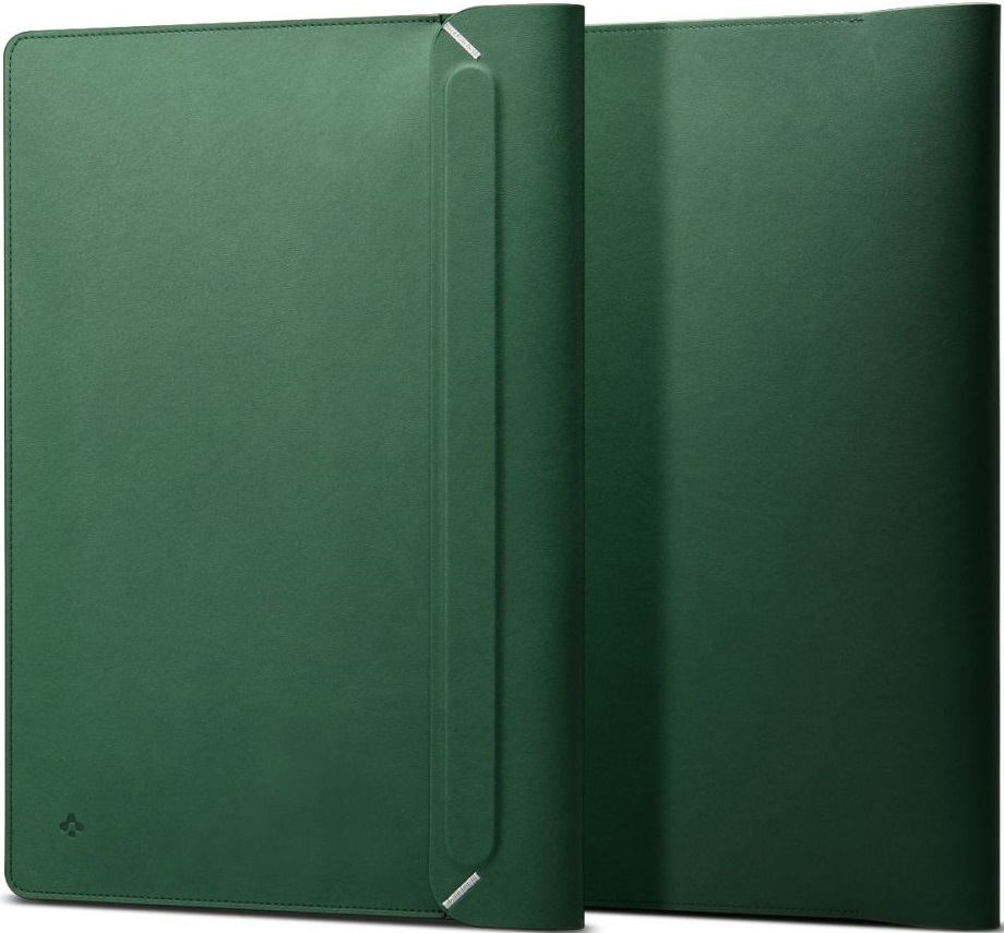 Spigen Laptop Pouch Valentinus 14 - Eco-Leather Θήκη για Laptop έως 13-14" - JeJu Green