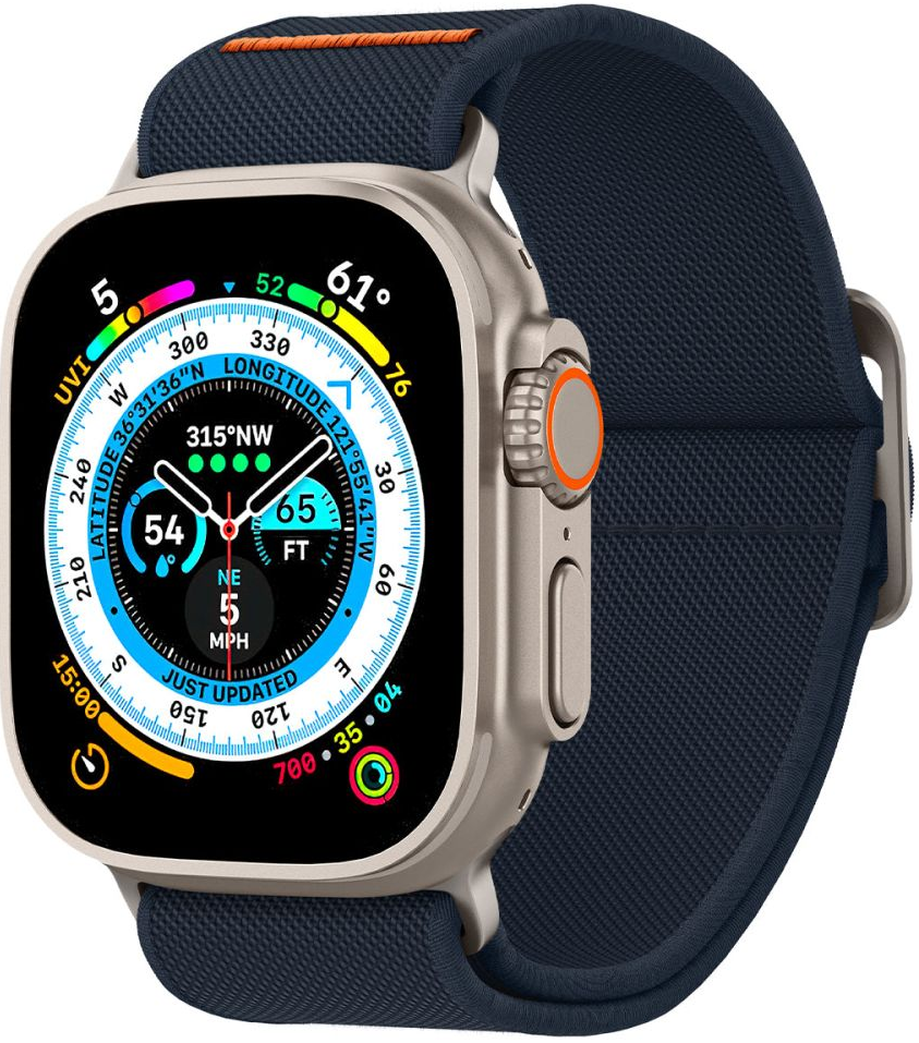 Spigen Lite Fit Ultra - Υφασμάτινο Λουράκι Apple Watch Ultra/SE/11/10/9/8/7/6/5/4 (49/46/45/44mm) - Navy