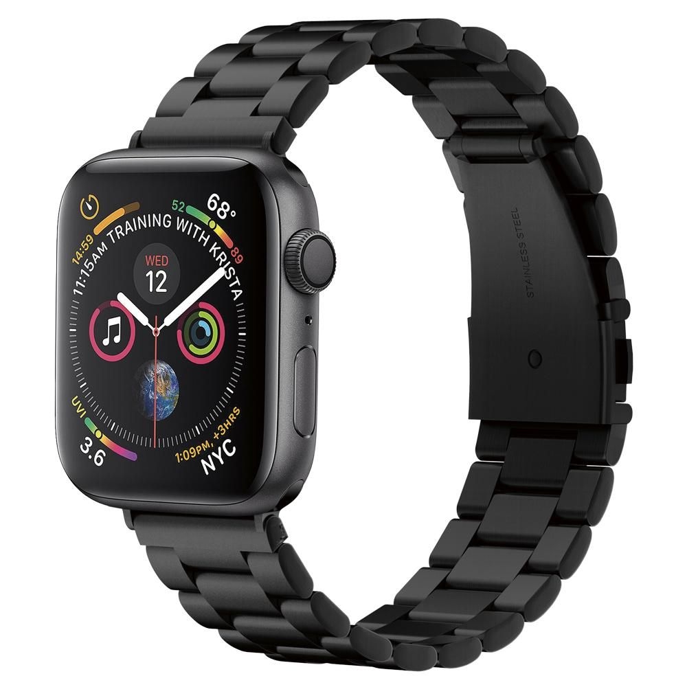 Spigen Modern Fit Μεταλλικό Λουράκι Apple Watch Ultra2/Ultra1/SE/10/9/8/7/6/5/4 (49/46/45/44mm) - Black