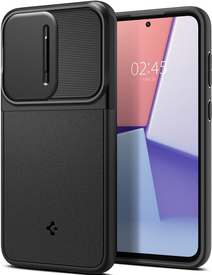 Spigen Optik Armor Θήκη με Κάλυμμα για την Κάμερα - Samsung Galaxy S23 FE - Black