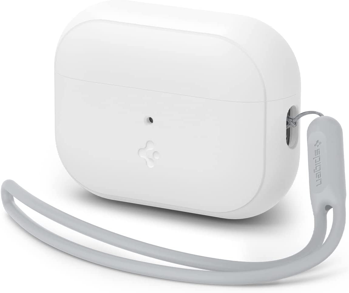 Spigen Silicone Fit Θήκη Σιλικόνης - Apple AirPods Pro 2nd Gen - White / Grey