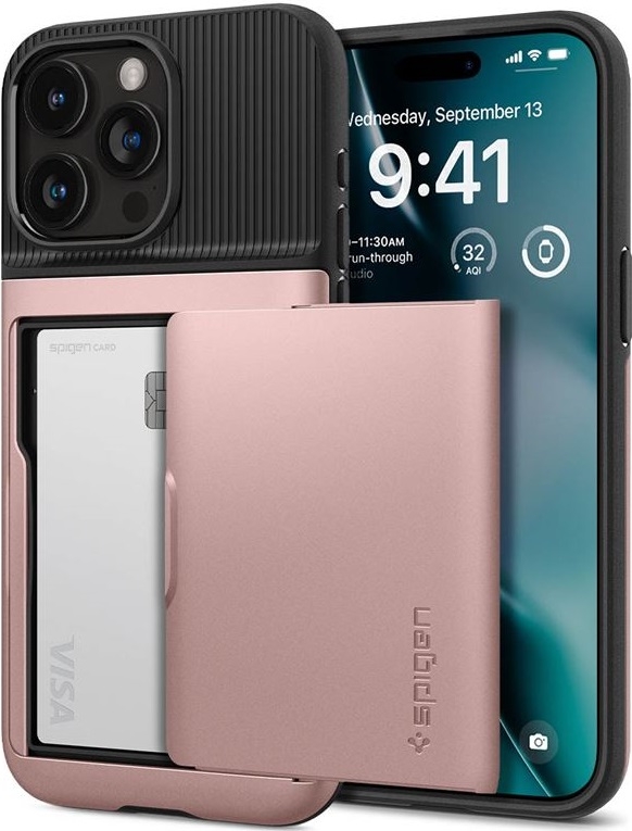 Spigen Slim Armor CS Θήκη Apple iPhone 15 Pro - Rose Gold