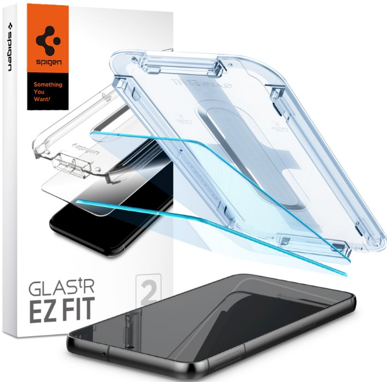 Spigen Tempered Glass GLAS.tR EZ Fit - Αντιχαρακτικό Γυαλί Οθόνης Samsung Galaxy S23 Plus - 2 Τεμάχια