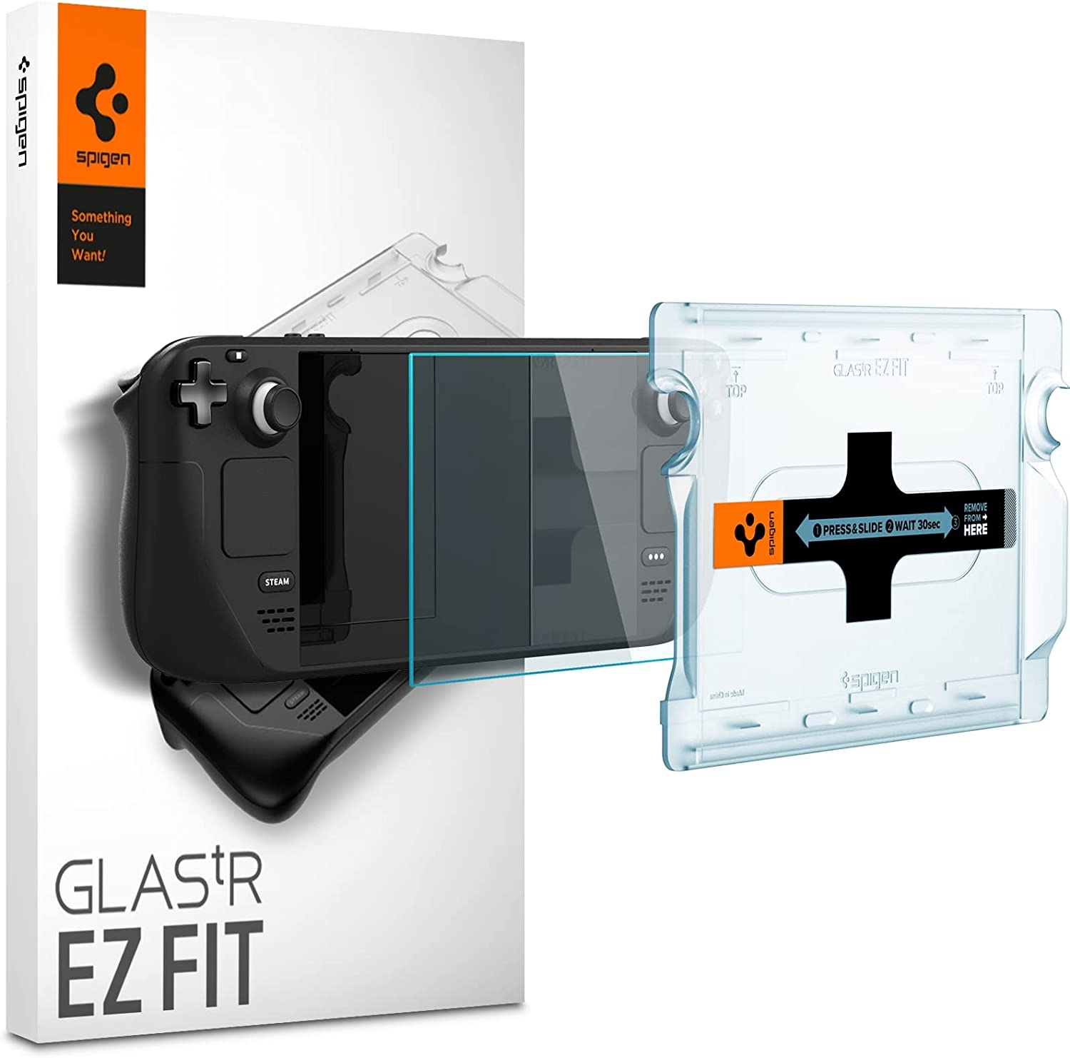 Spigen Tempered Glass GLAS.tR EZ Fit - Αντιχαρακτικό Γυαλί Οθόνης Steam Deck / Steam Deck OLED - Clear