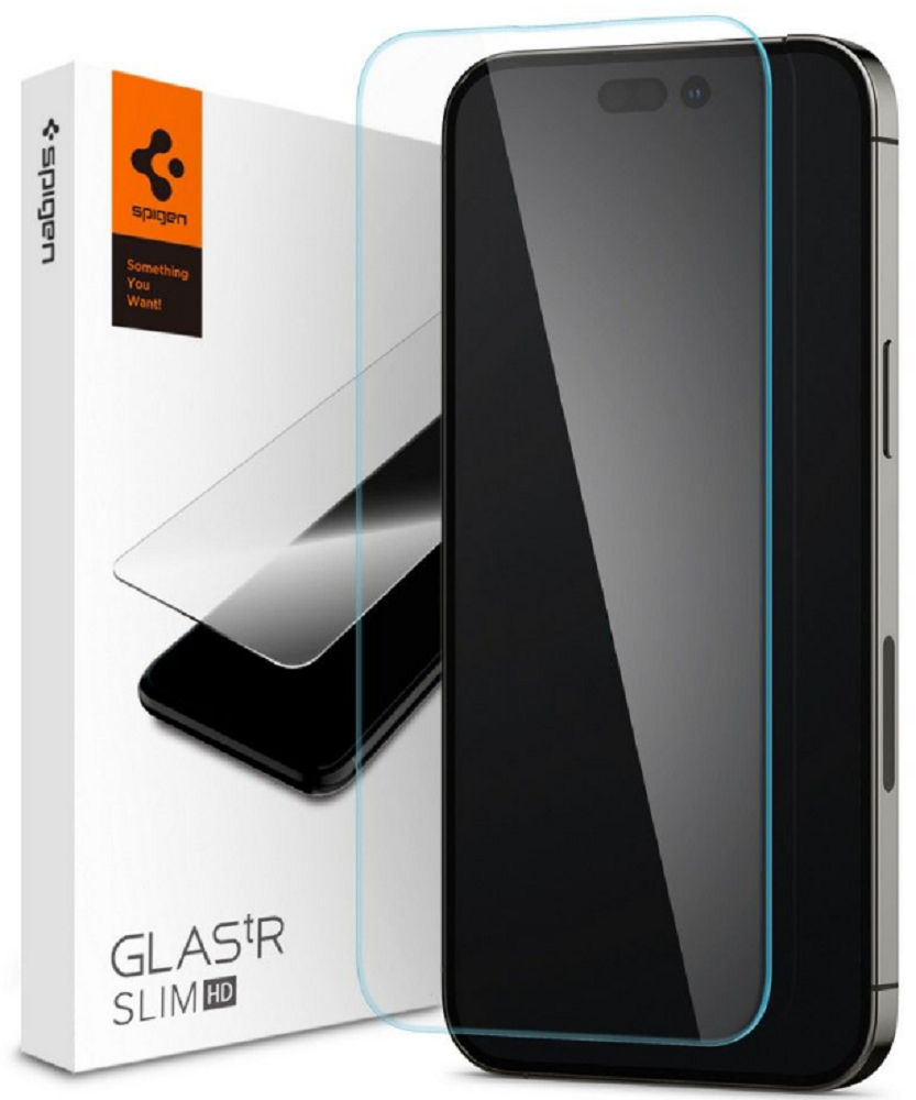 Spigen Tempered Glass GLAS.tR Slim HD - Αντιχαρακτικό Γυαλί Οθόνης Apple iPhone 14 Pro - Clear 