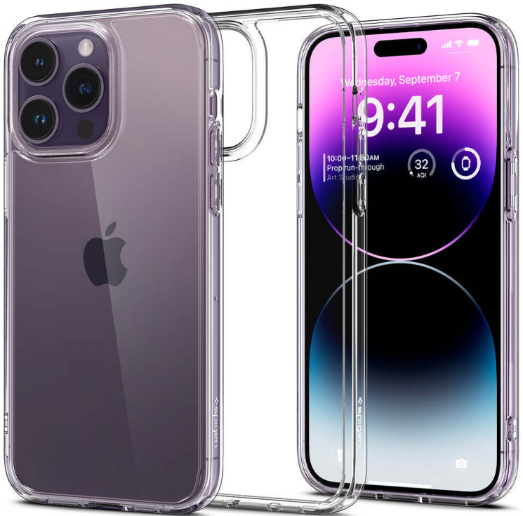 Spigen Θήκη Crystal Hybrid - Apple iPhone 14 Pro Max - Crystal Clear