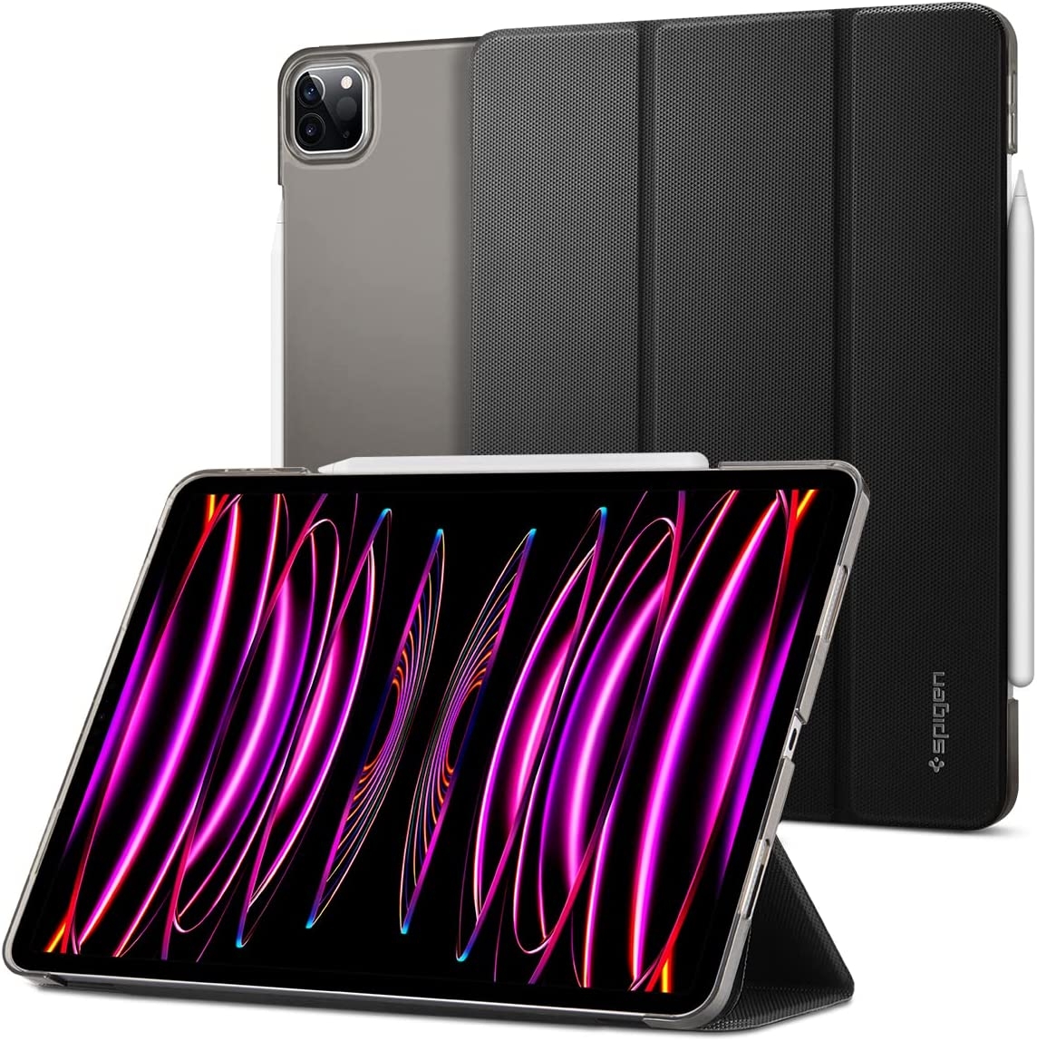 Spigen Θήκη Liquid Air Folio Apple iPad Pro 11" 2022 / 2021 - Black