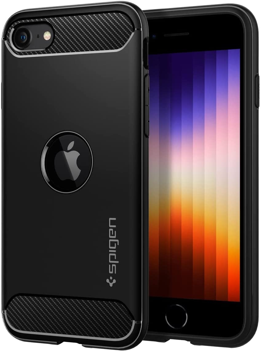 Spigen Θήκη Rugged Armor Apple iPhone SE 2022 / 2020 - Matte Black