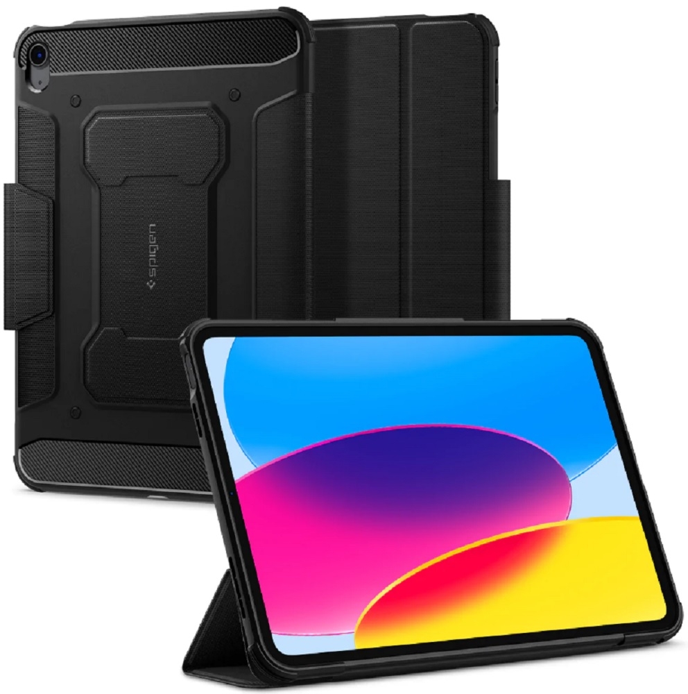 Spigen Θήκη Rugged Armor Pro Apple iPad (A16) 11th Gen. 2025 11" / 10th Gen. 2022 10.9" - Black