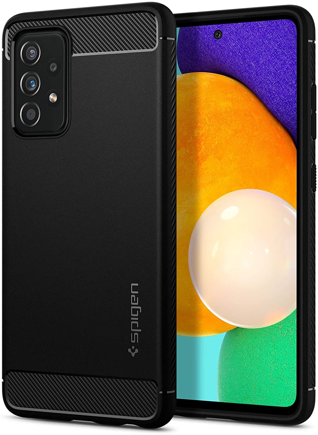 Spigen Θήκη Rugged Armor Samsung Galaxy A52 / A52s 5G - Matte Black