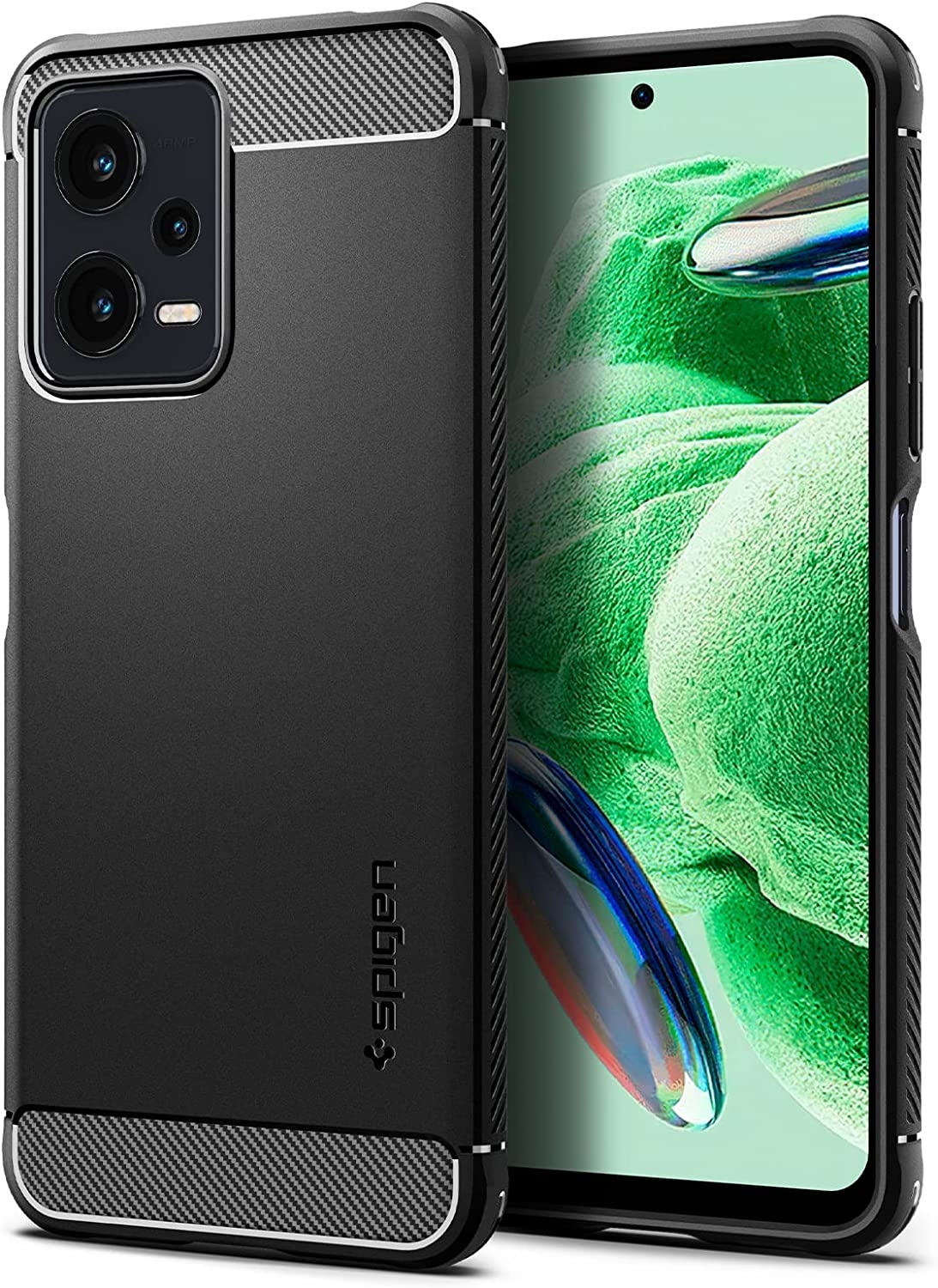 Spigen Θήκη Rugged Armor Xiaomi Redmi Note 12 5G / Poco X5 - Matte Black