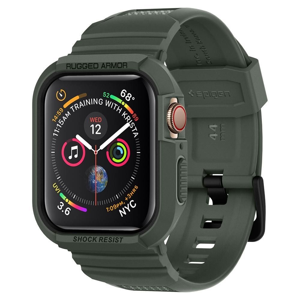 Spigen Θήκη Rugged Armor Pro Apple Watch Series SE/9/8/7/6/5/4 (45/44mm) - Military Green