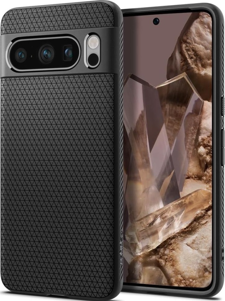 Spigen Θήκη Σιλικόνης Liquid Air - Google Pixel 8 Pro - Matte Black 